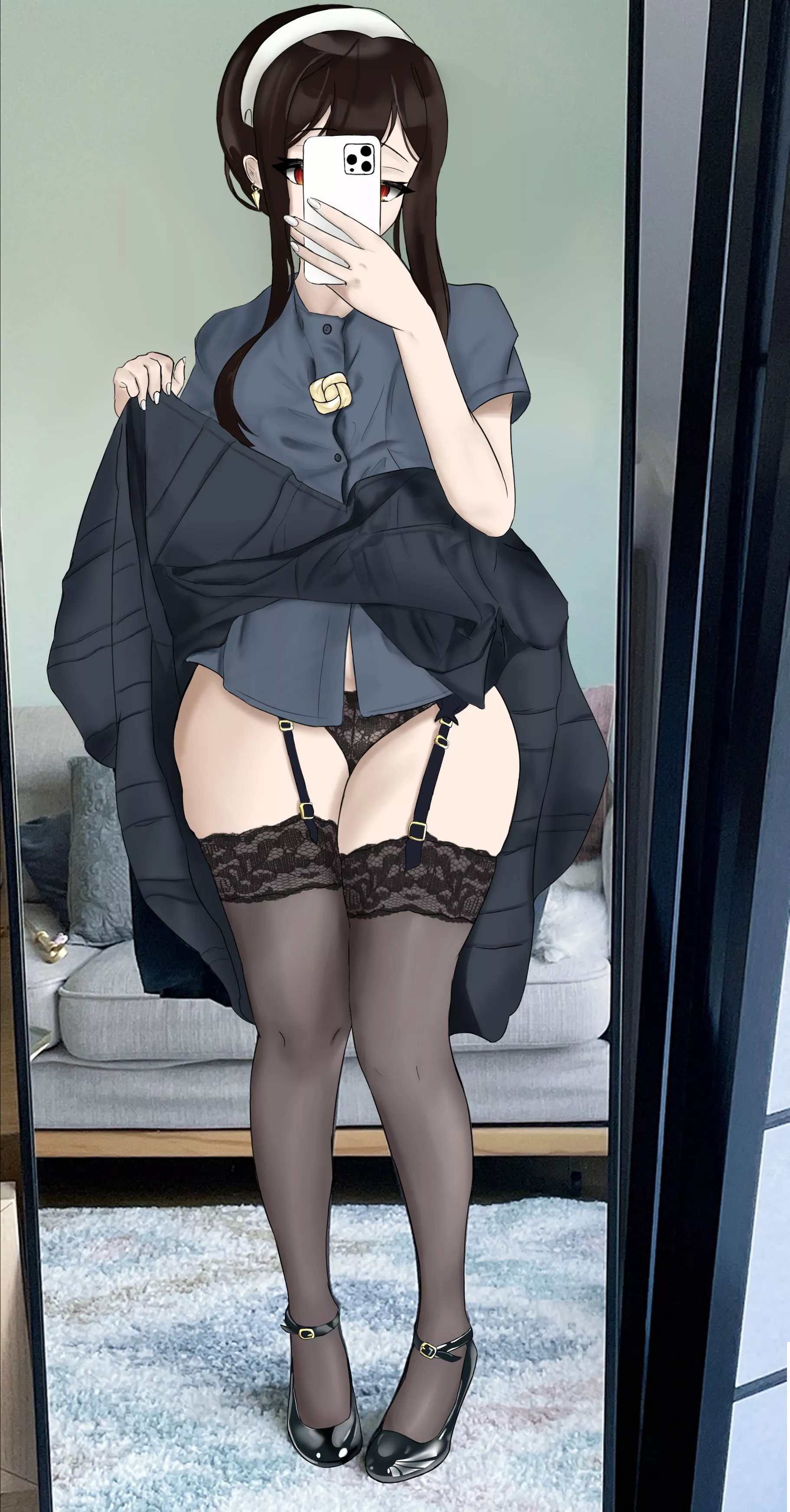 Mommy Yor showing off her best girl thighs