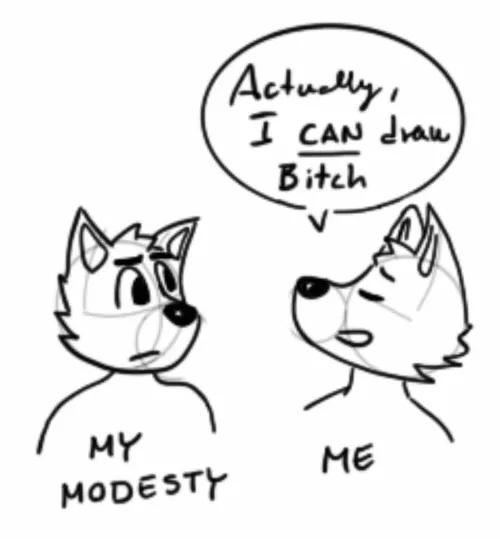 My really second furry sketch