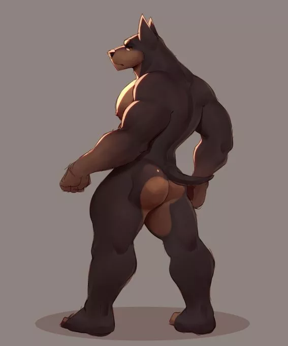 Big guy looking like he's a Greek statue of a god (by @SnaftFC)