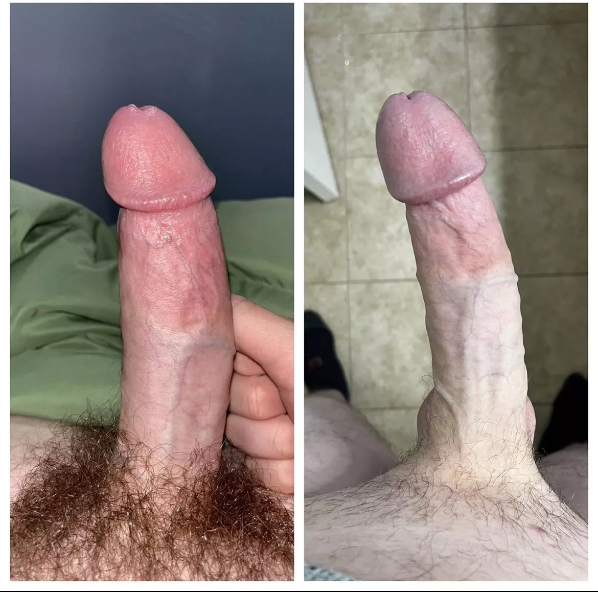 Comparing myself shaved and hairy. What’s your thoughts?