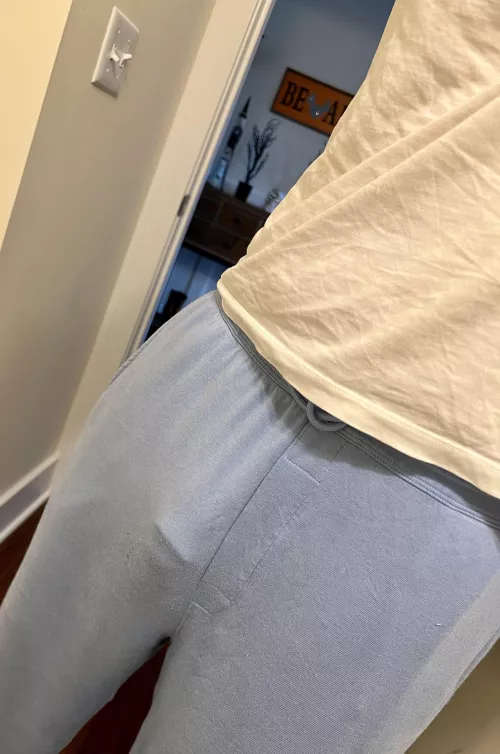 Friends staying over. Can I wear my pjs?