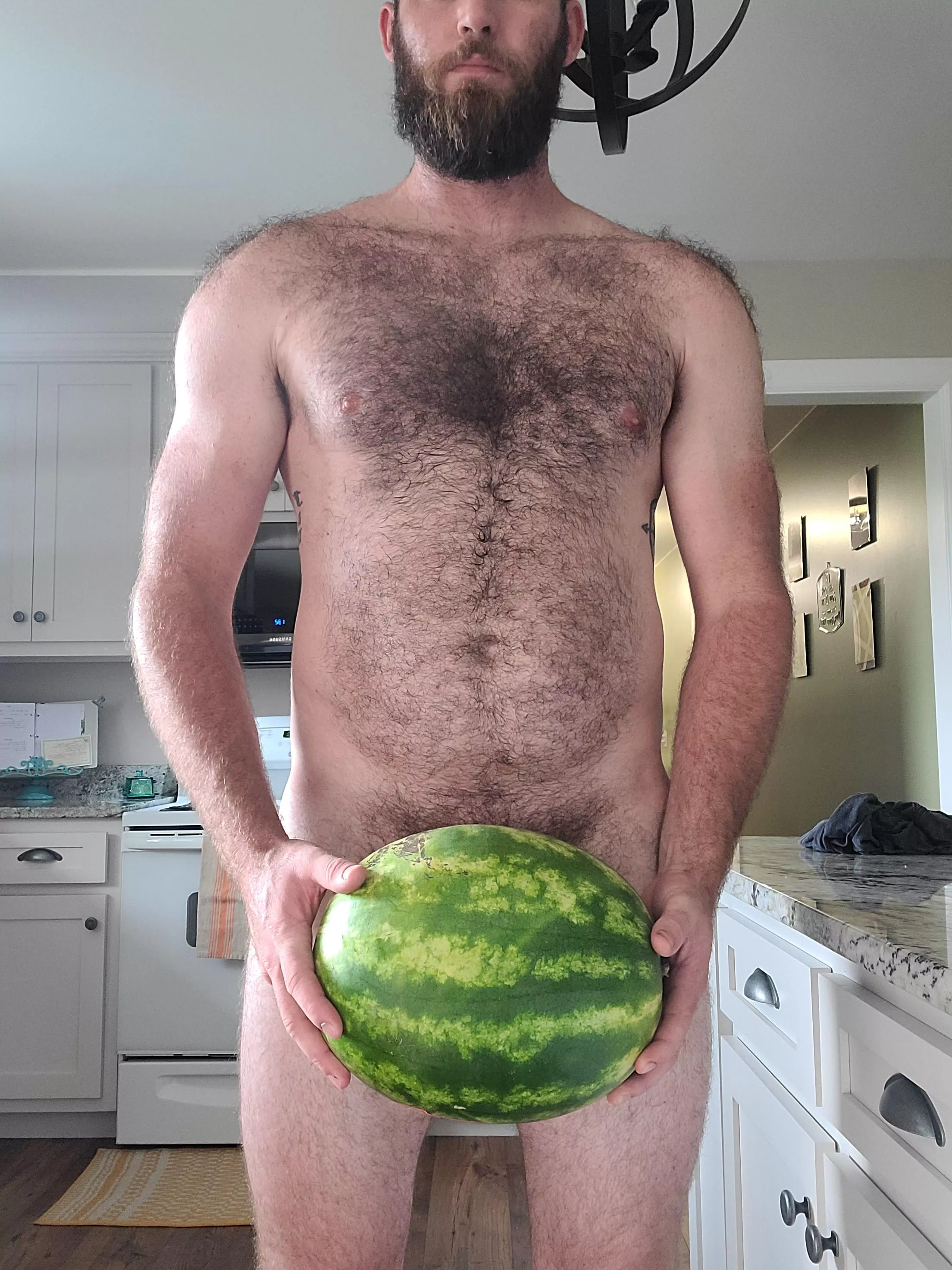Man and his melon