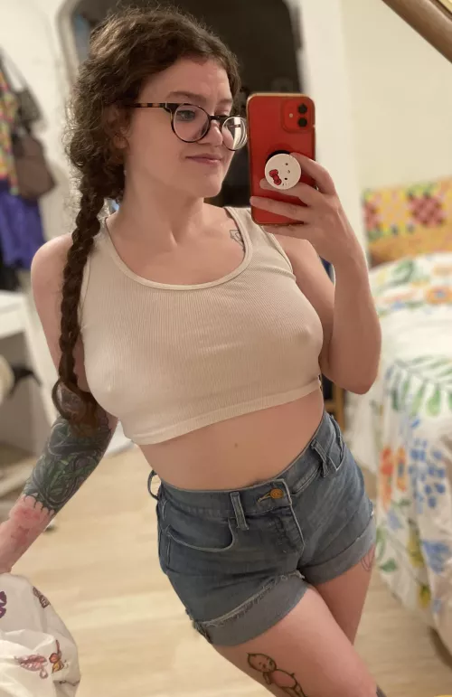 POV I ask you to reach something for me in the freezer isle