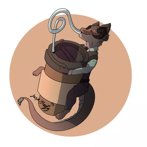 some art i made of my sona │ @justsleepyig on twitter │