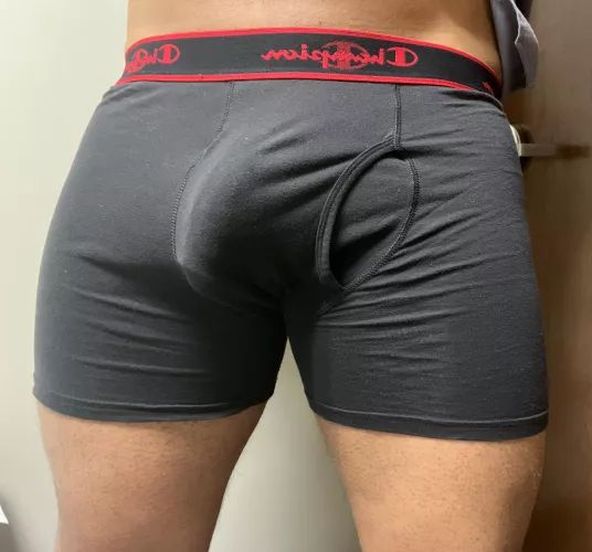 What would you say if you saw this through my scrubs?