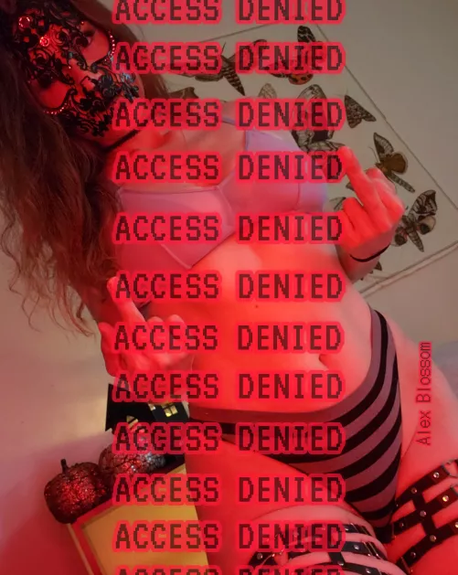 ACCESS DENIED BETA BOY ✨️ BEG FOR ME PEASANT.