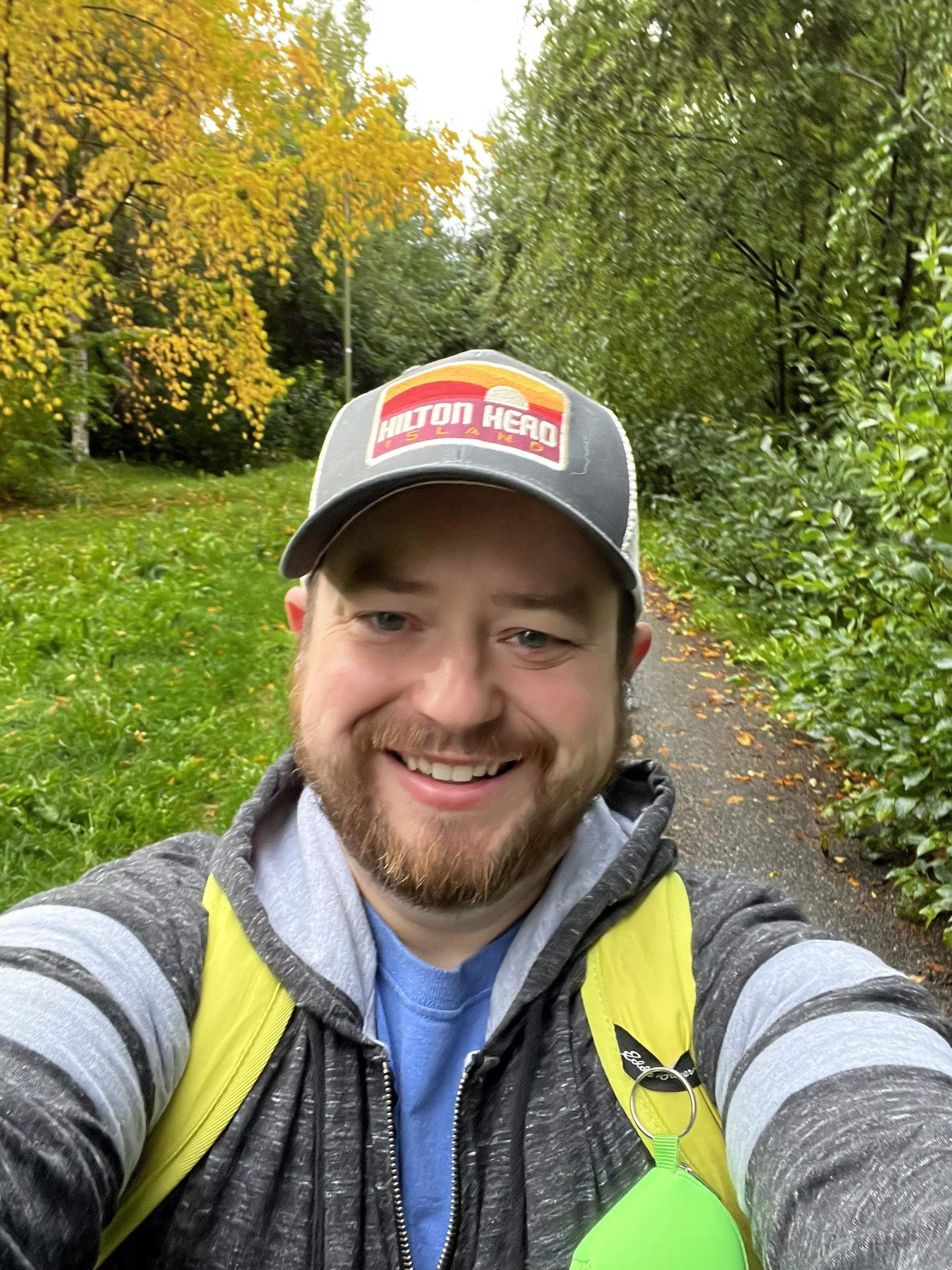 After a few months off from Exercising I decided it’s time to get back on that horse and walk to work even on a rainy day.