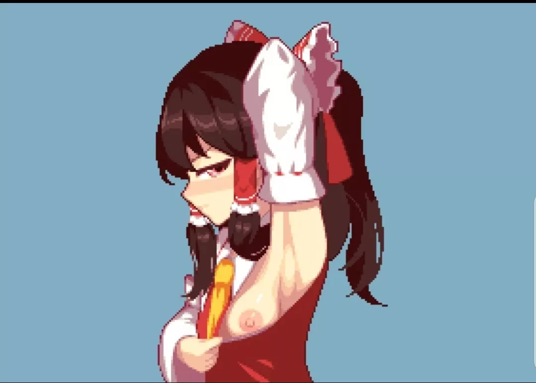 if only stuff like these can happen irl 🤤 (Reimu Hakurei) [フルメロ]