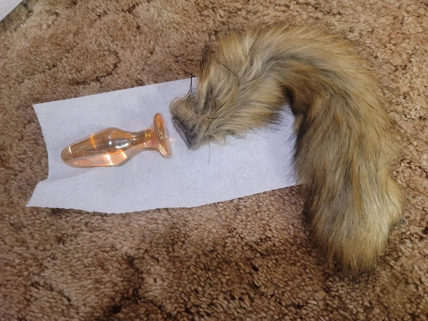Now I see why pups go more for the silicone tails