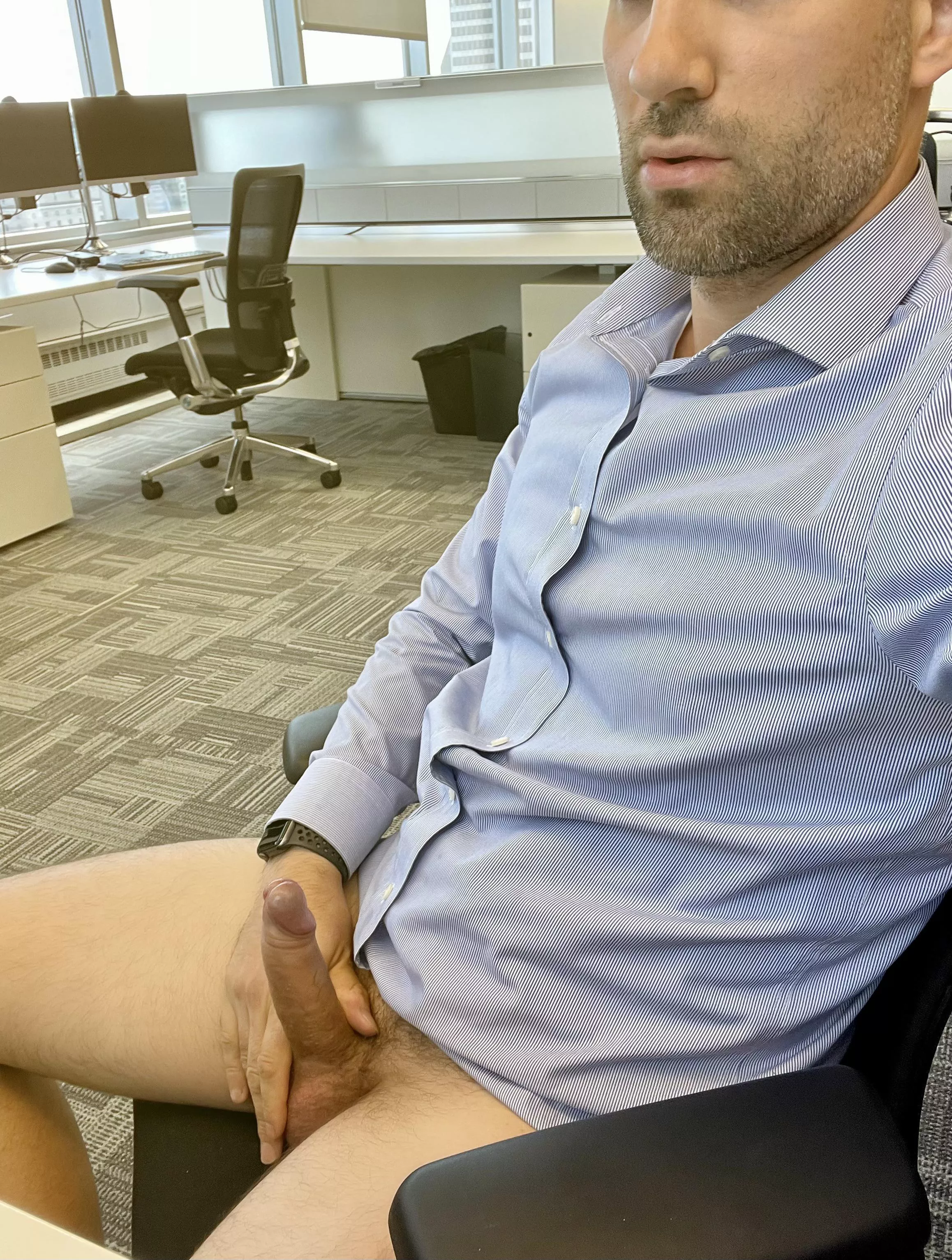 Pants down at the office!