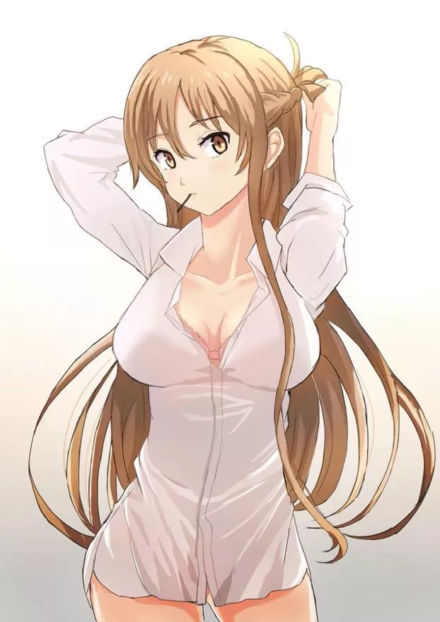 W-why’d you come in?! You should’ve knocked first..