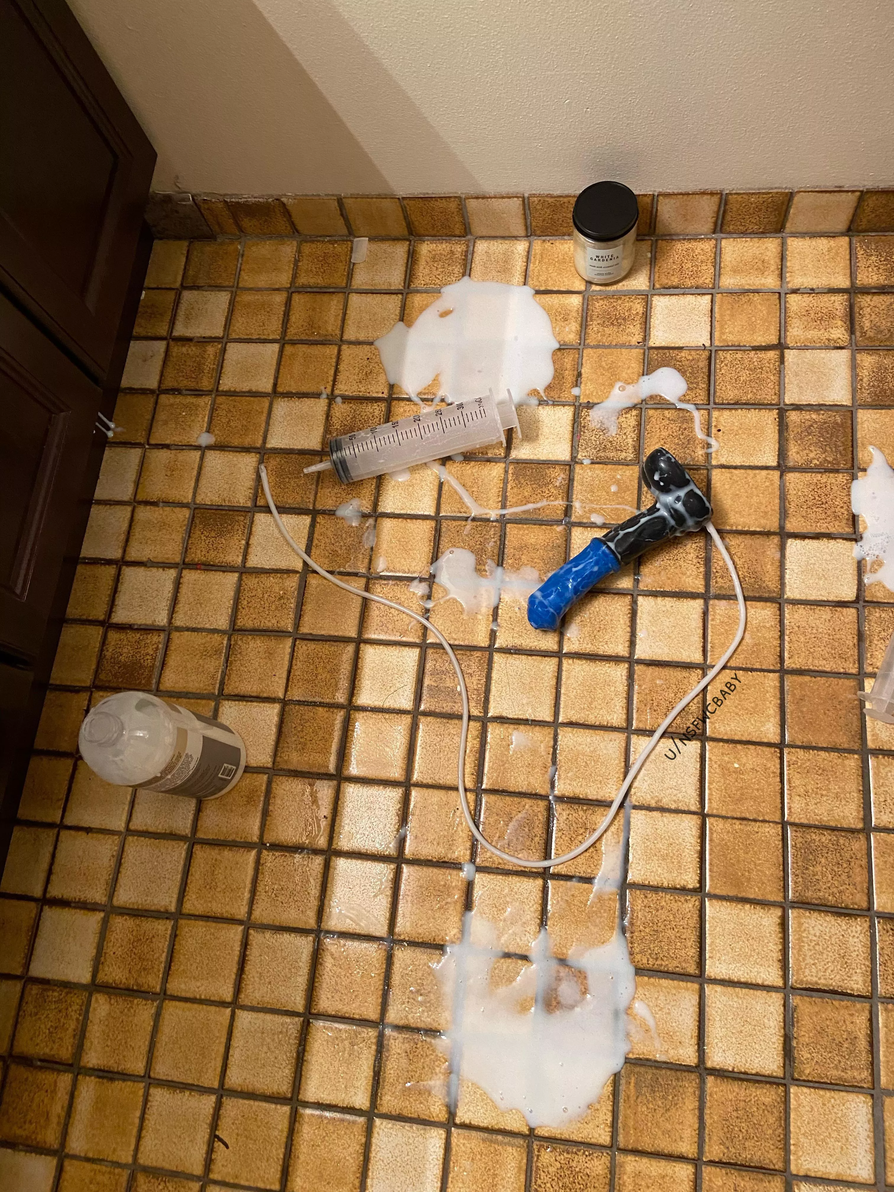 After a massive cream pie