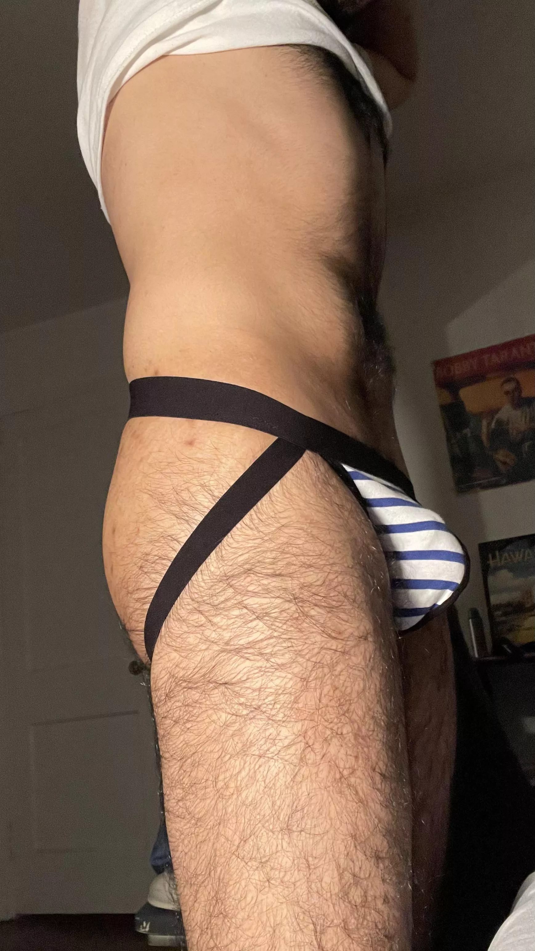 Bf got this jockstrap for me. He says, “jockstraps keep the sex hot 😉”