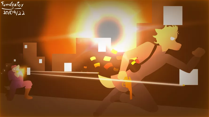 Hello! This is my first post and I'm very anxious about it so uh- Hope you all like! The context was basically I was dared to raw a robbery in a eclipse and I came up with this!