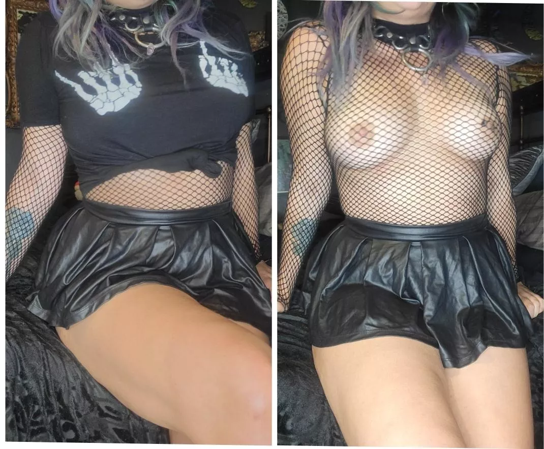 How I look when we go out vs. when we get back home
