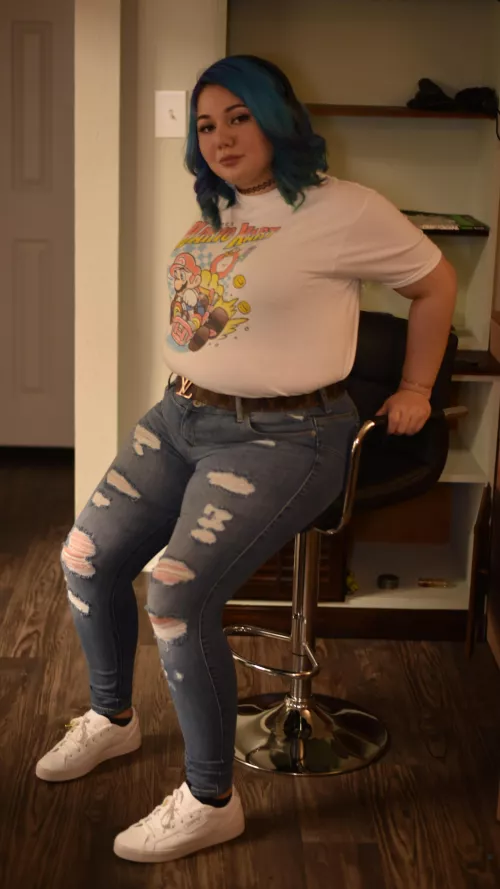 I stuffed myself. then I stuffed myself into this outfit, so I could go out and stuff myself some more. 🥵