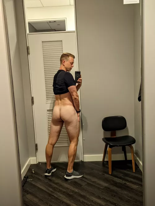 oh, this isn't how I'm supposed to try on shirts?