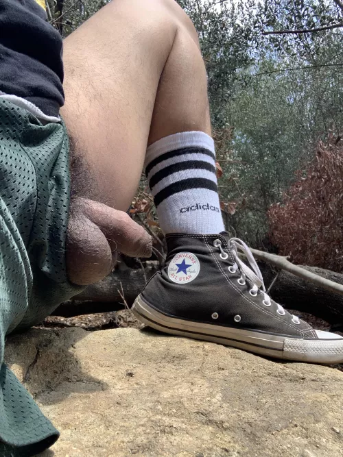 On the trail and… oops something slipped out 😉