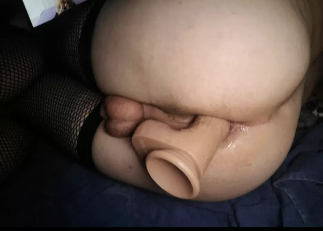 Pounding my pussy while locked