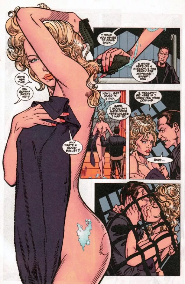 Barb Covering Herself [Barb Wire Movie Special]