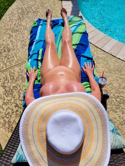 Getting a little sun!