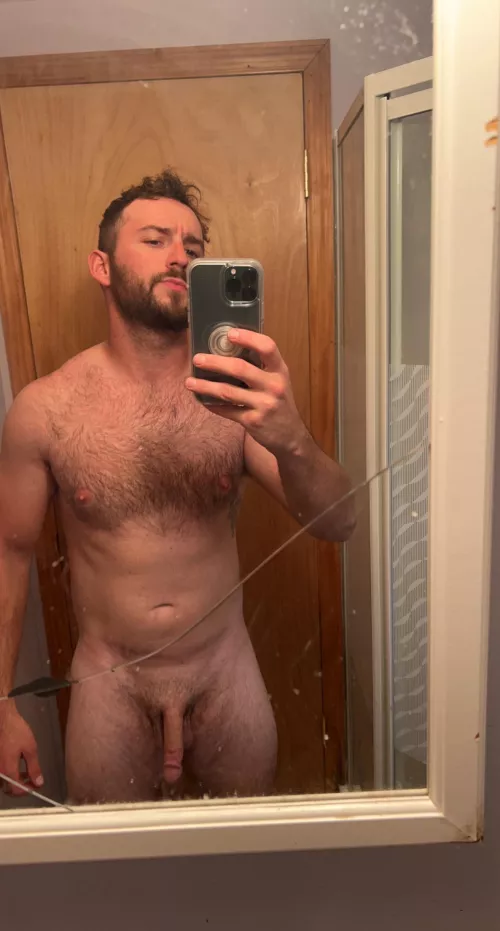 Hot water heater is broken at my house so here I am at my parents