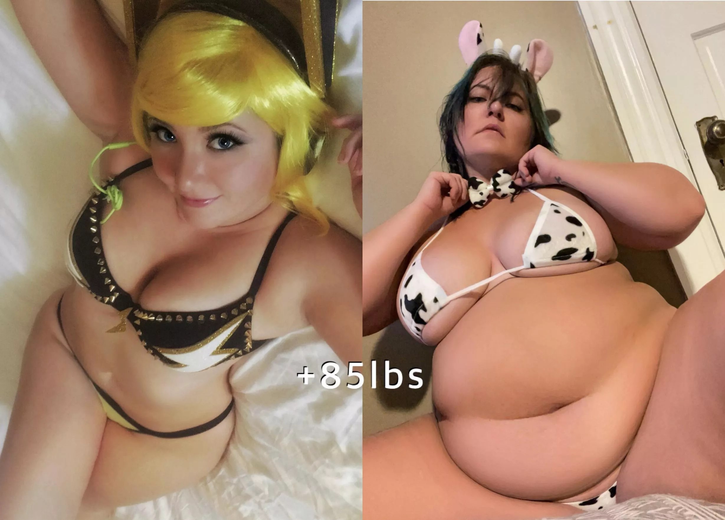 How big a difference a few years can make 😉 85lb gain