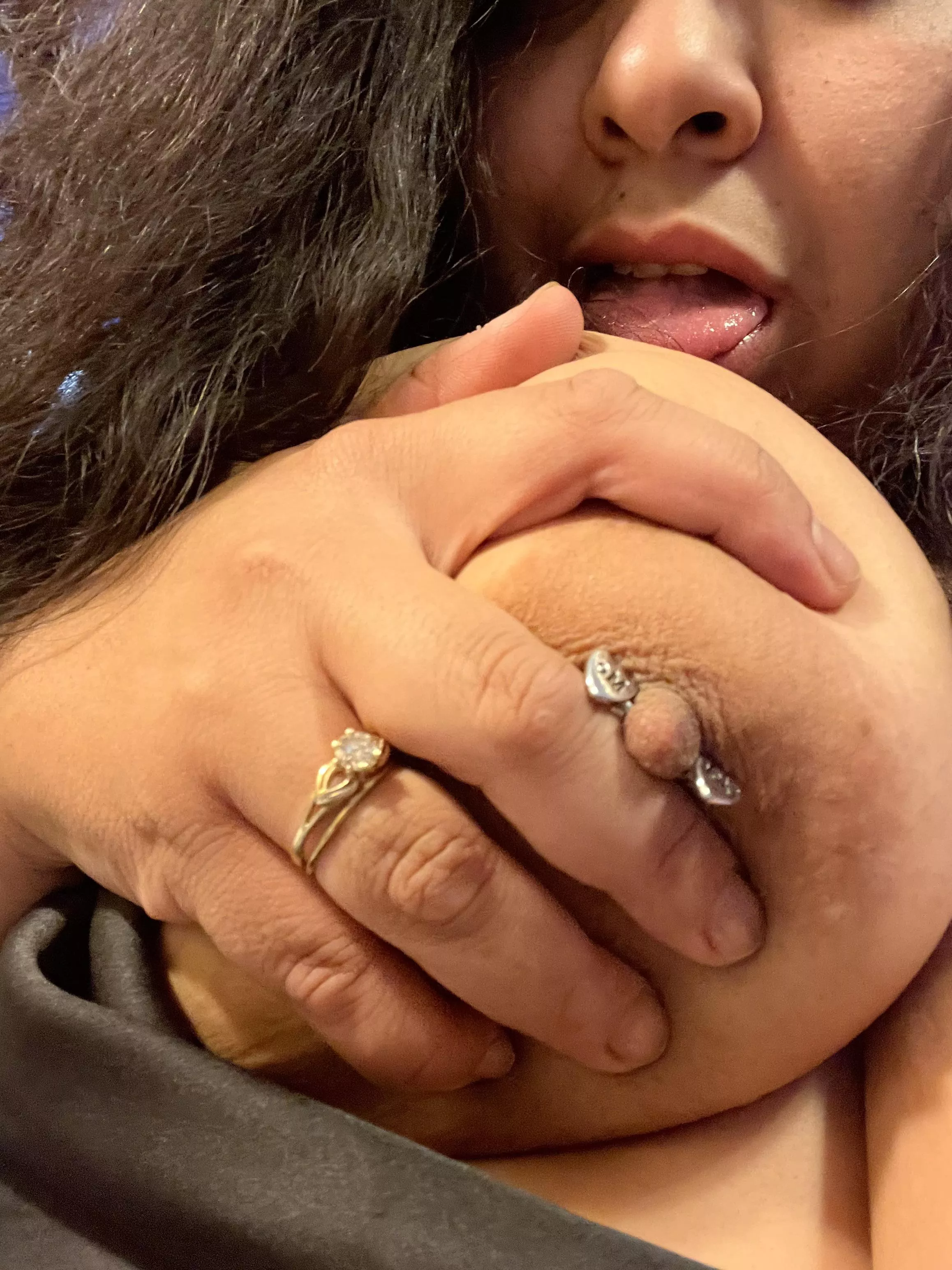 I can suck my own nipple… they don’t taste like nickels!