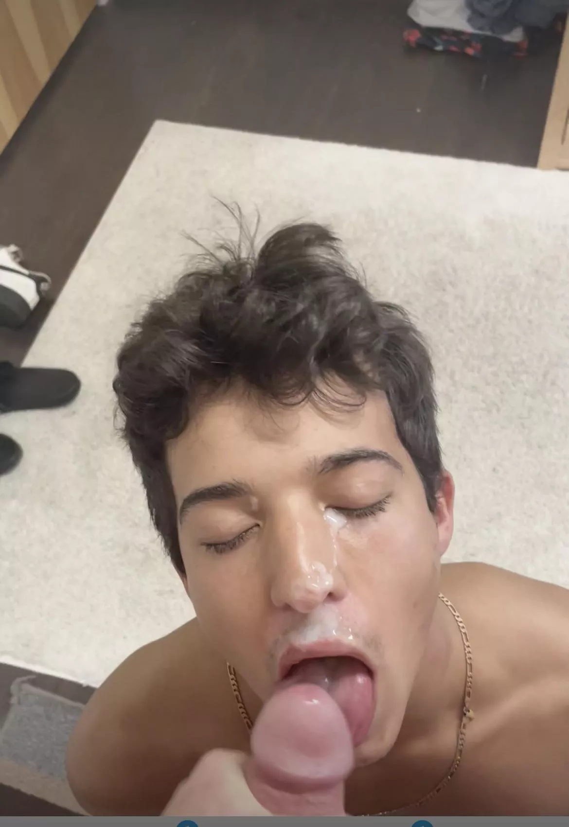 I think he looks better with a painted face