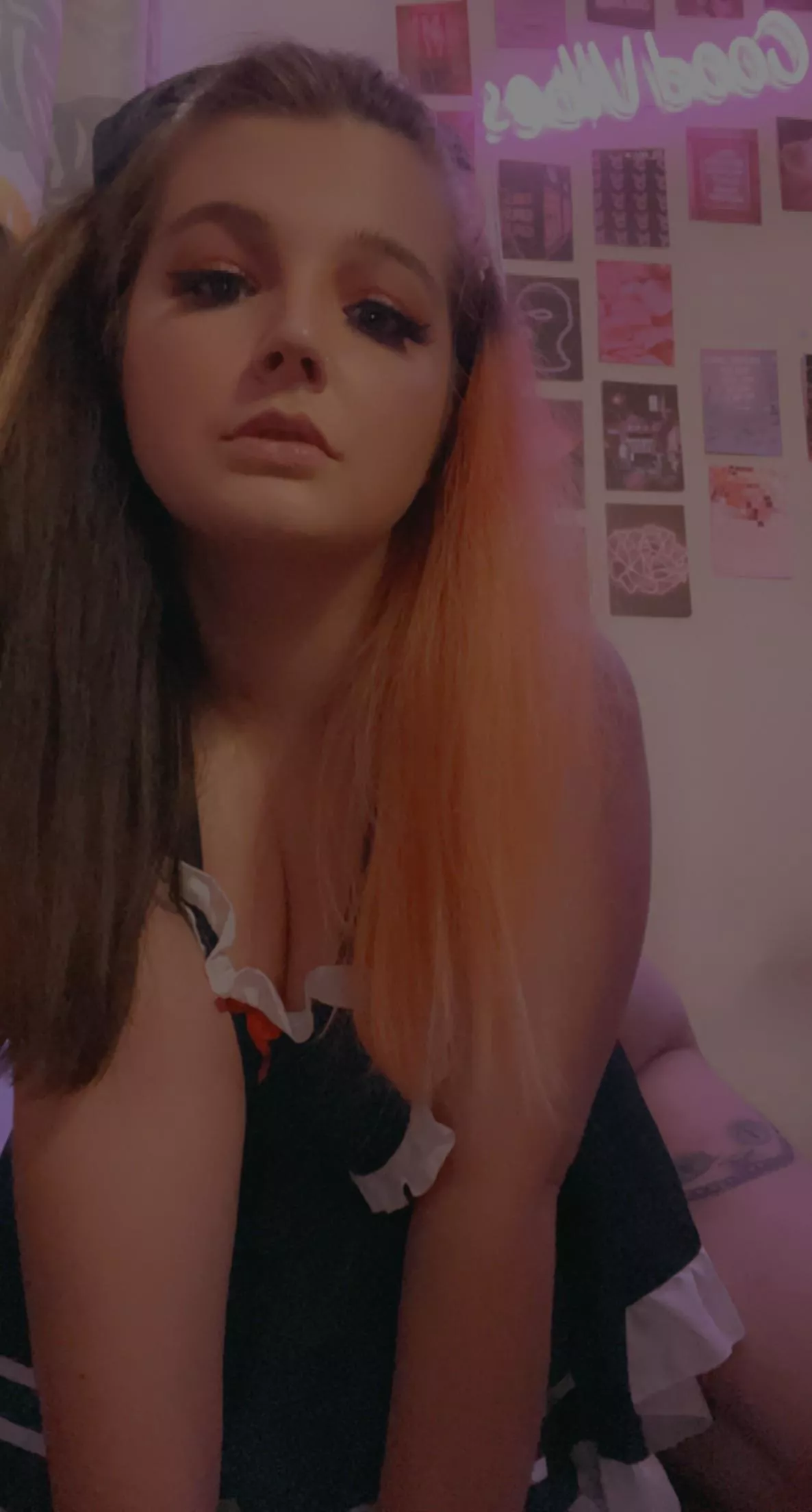 I’ll be your innocent maid today 👅