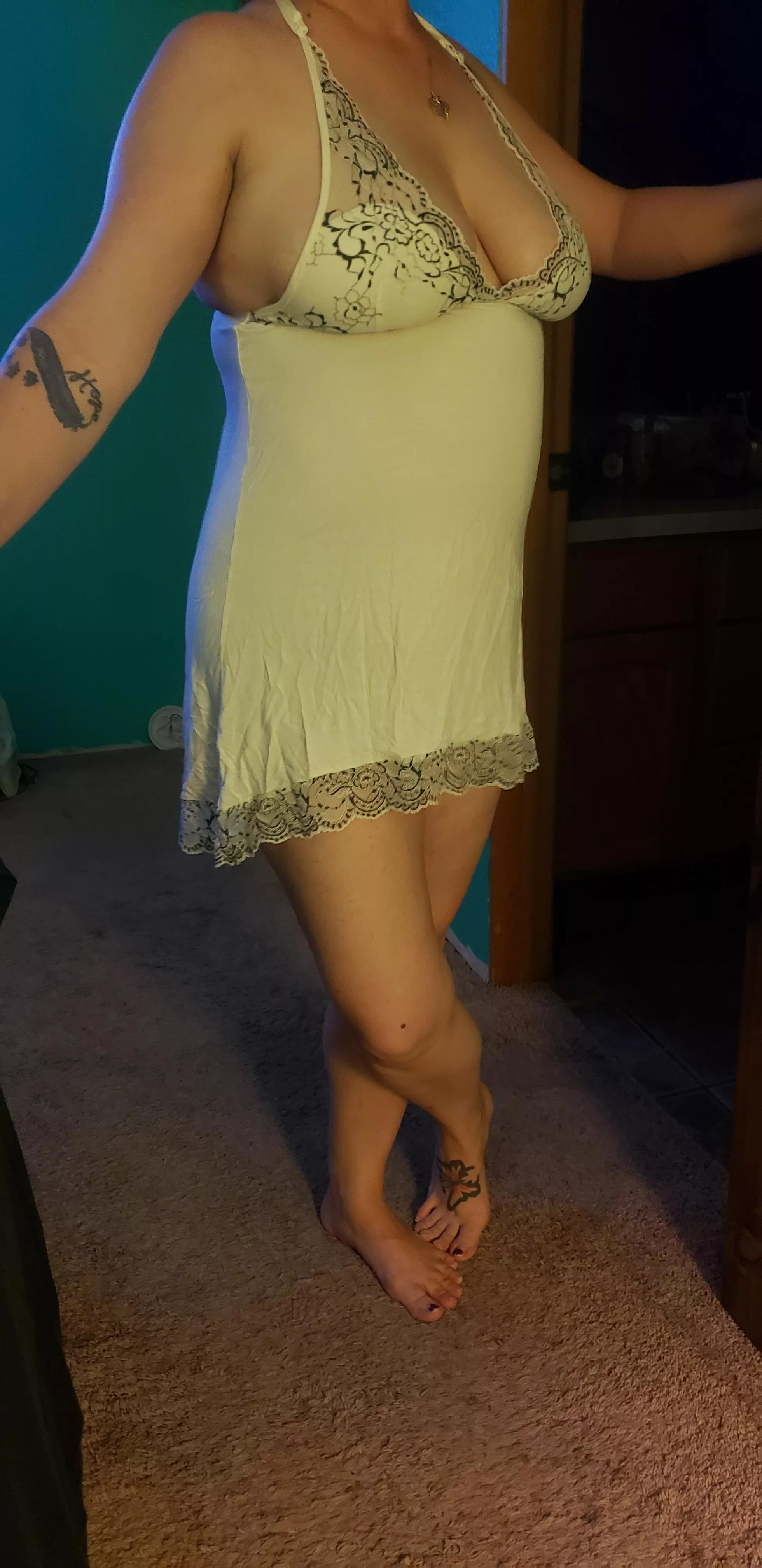 my sexy wife before we went to meet someone else for her to play with