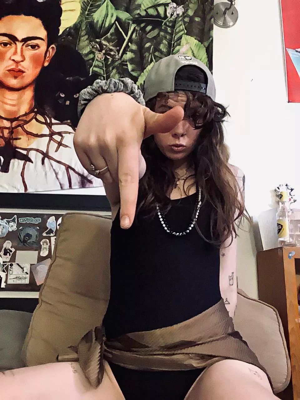 Naked and whimpering is just the way I like you.. 😈🐶 [domme]