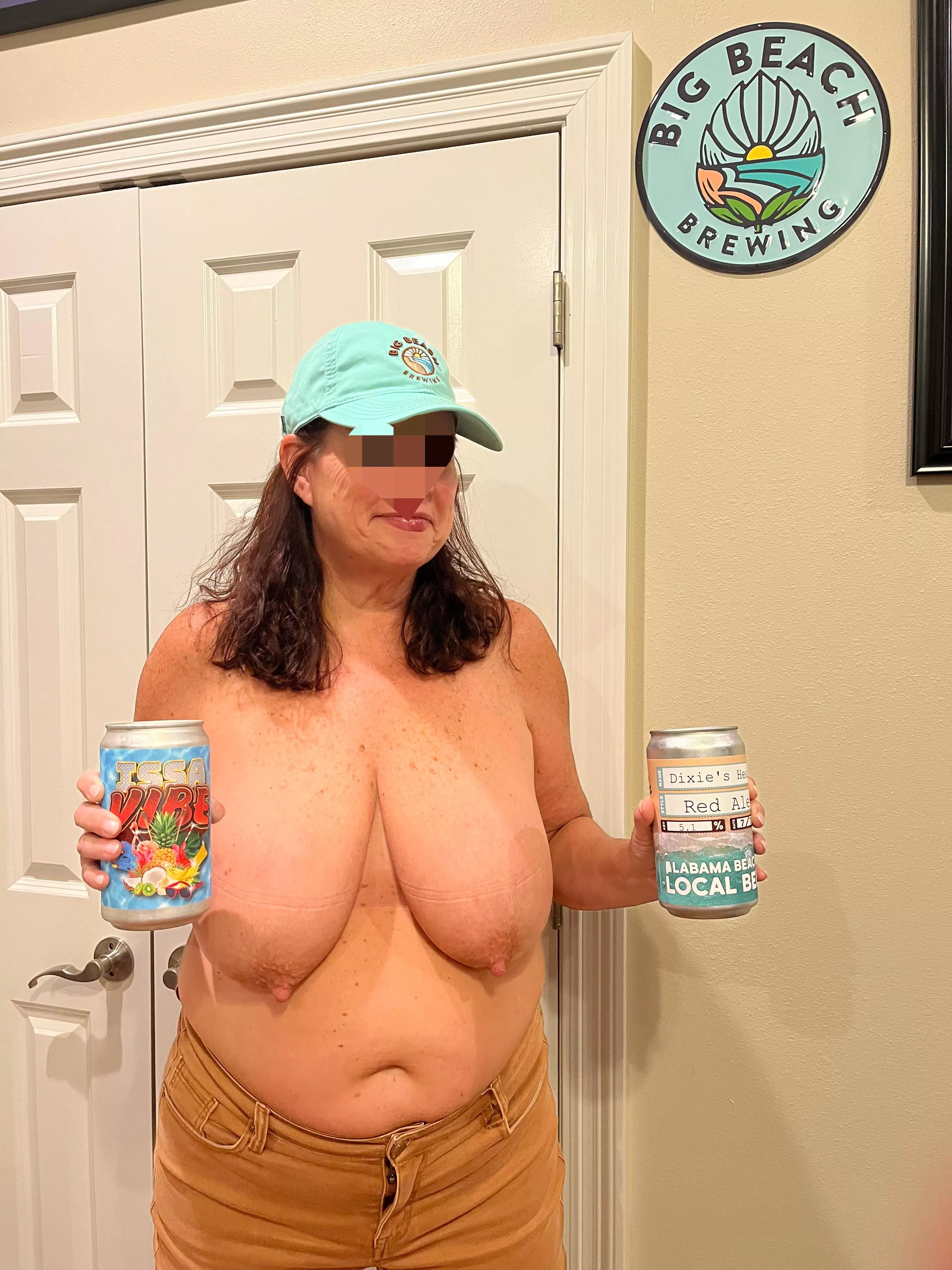 Serving Big Beach Brewing beer topless tonight!!!
