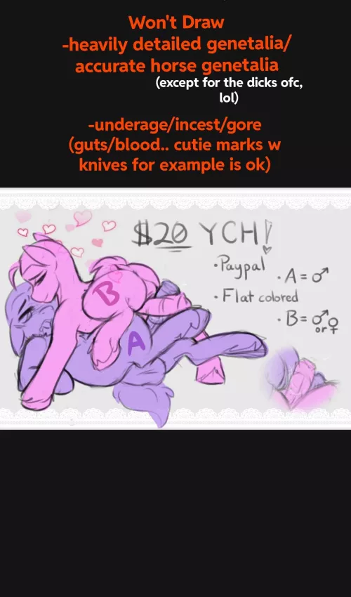 $20 YCH! (art by me)