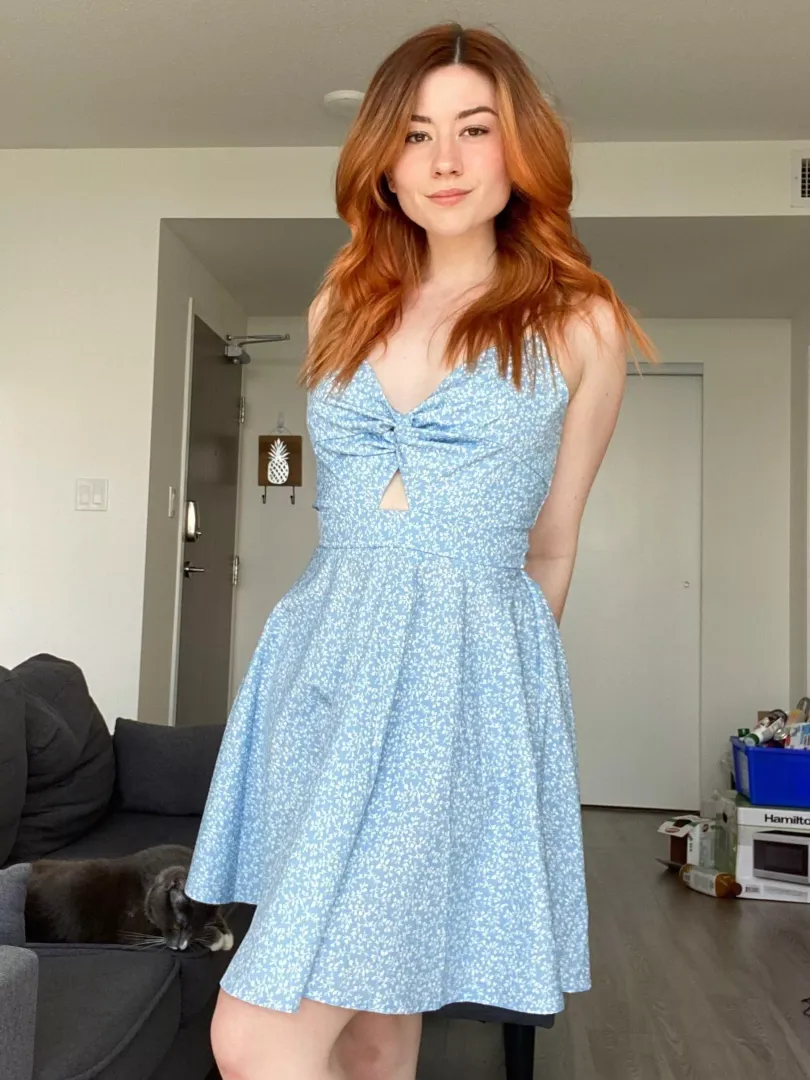 Can you guess correctly if I have panties under this sundress…