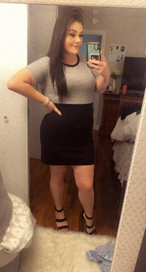 Finally wore my dress 😇