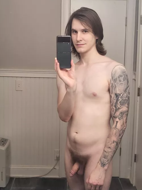 Hopping in the shower :)