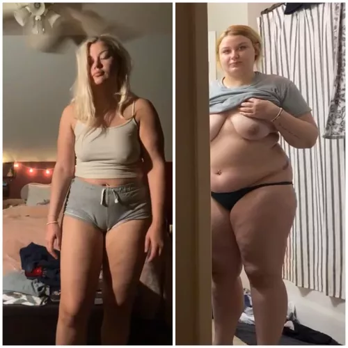 I got a little chubby, I might be fat if I keep eating like this