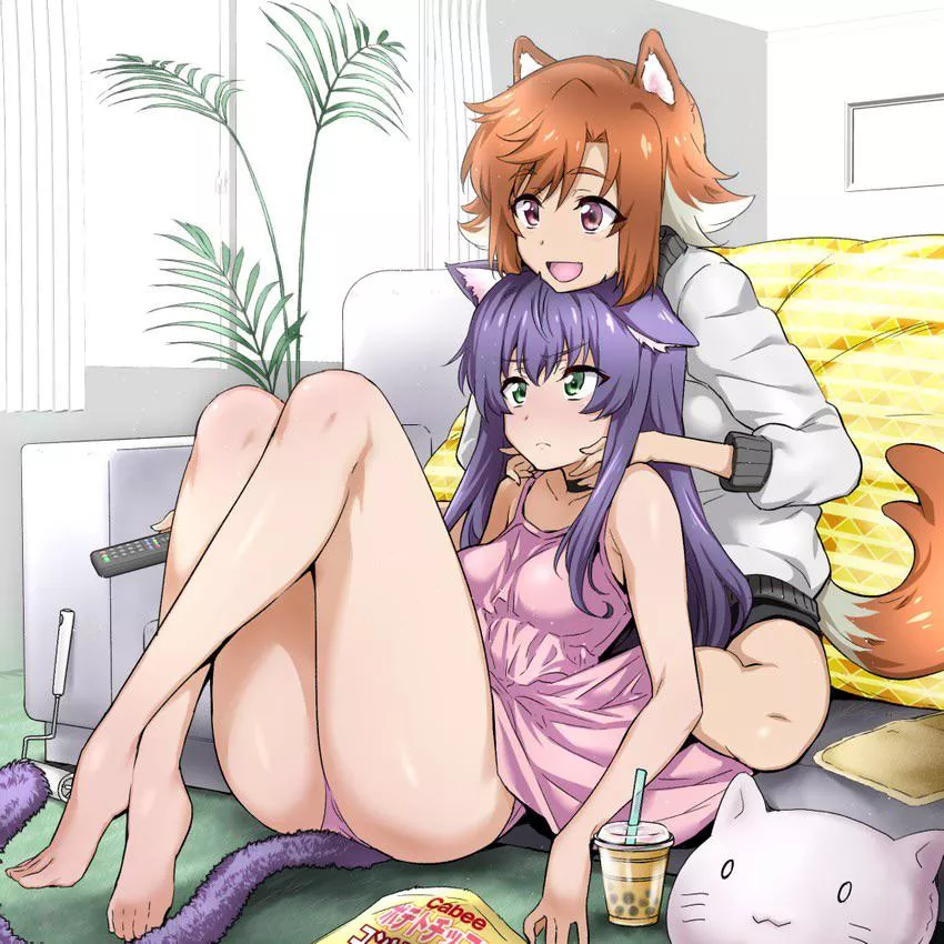 Just a couple of pussy cats (Original) by [Nakahira Guy]