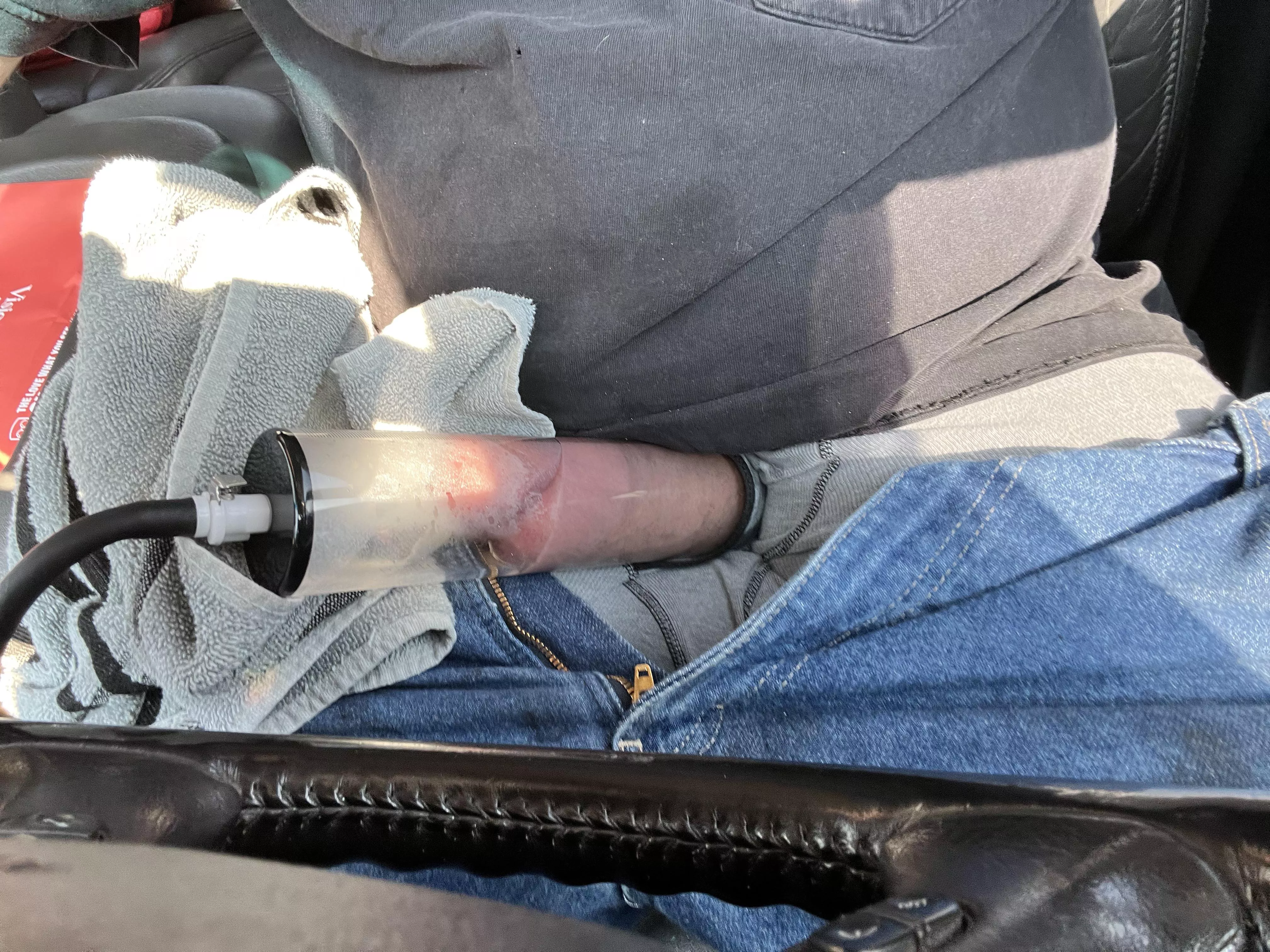 Pumping while driving