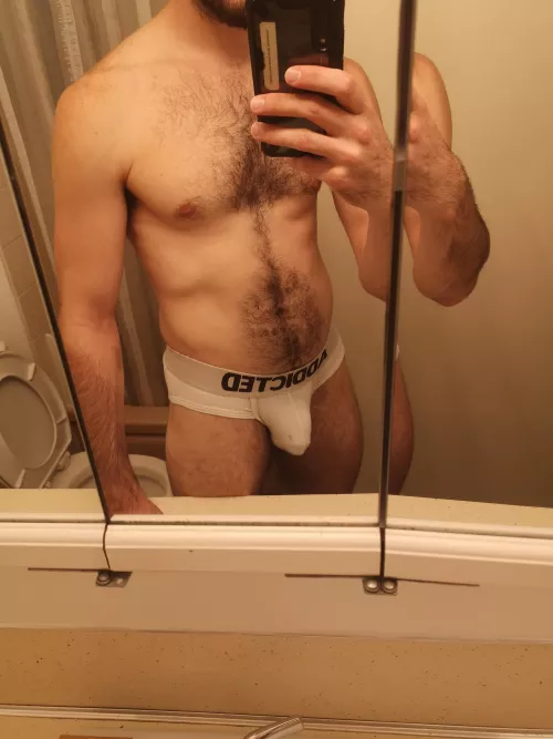 super sweaty after yoga class. who wants to smell these undies?