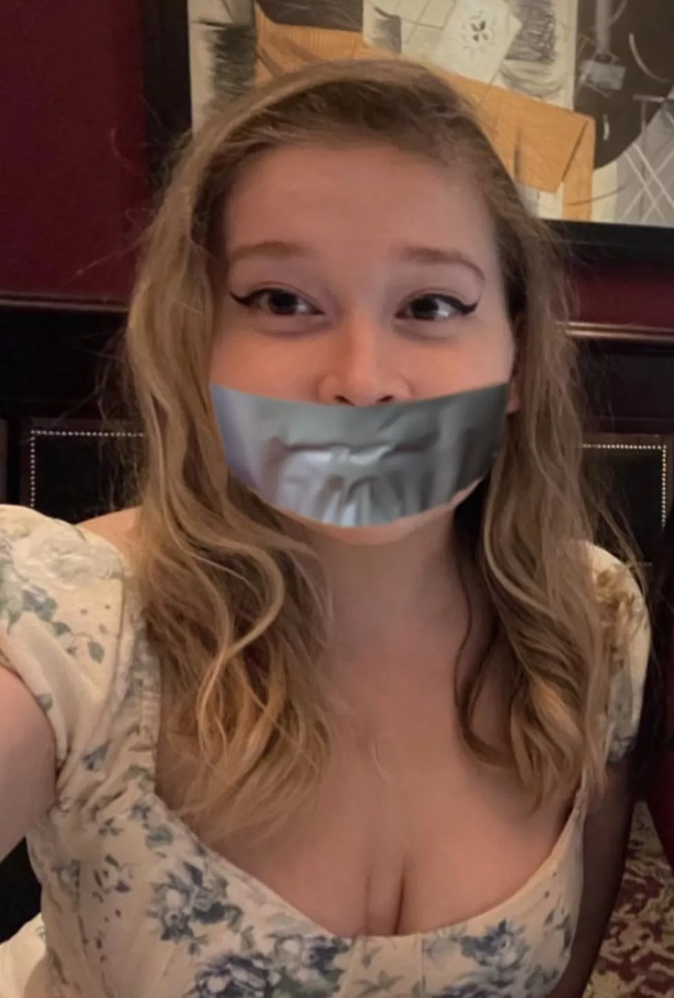 Annalise Kinnari tape gagged Annalise Kinnari tape gagged