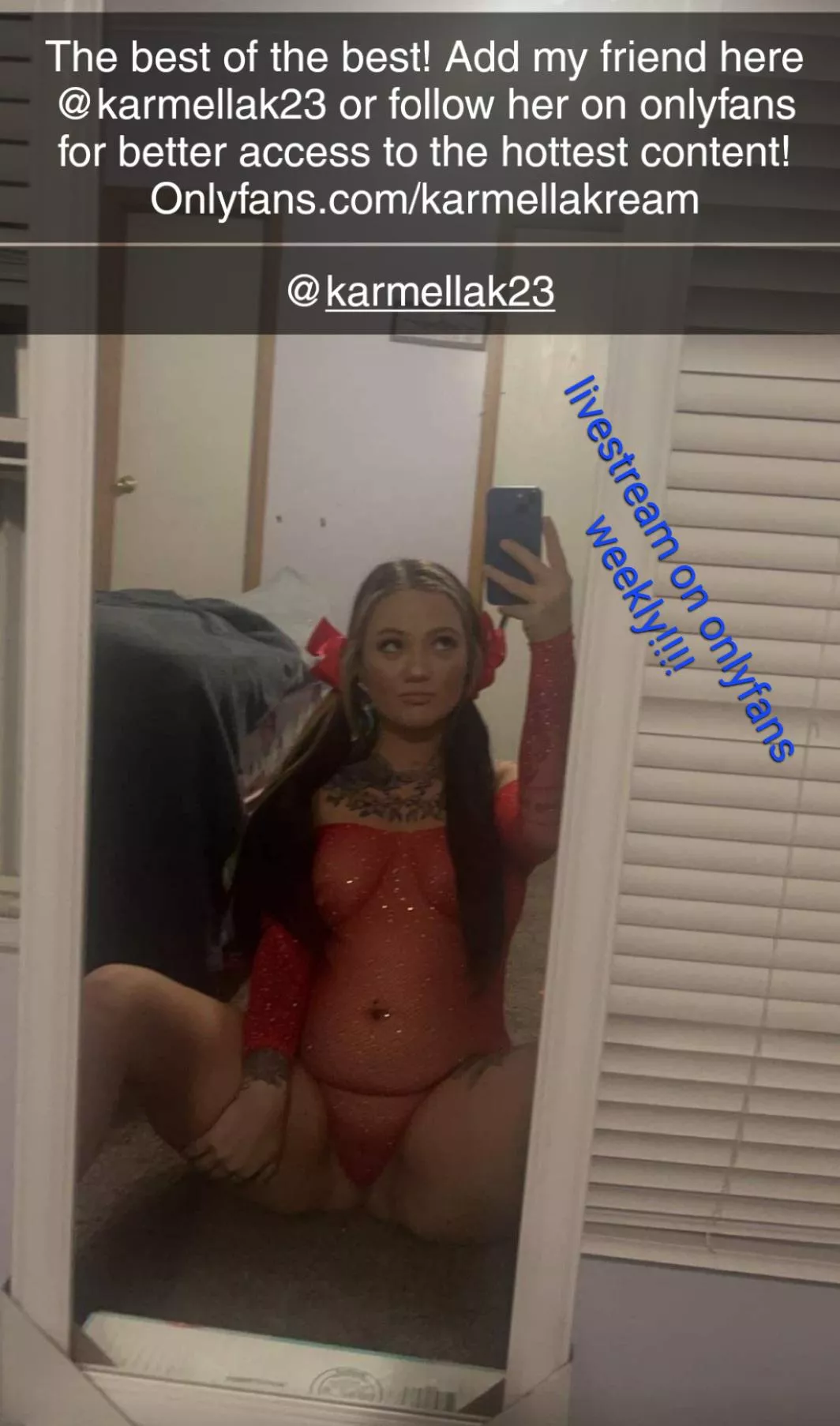 check out my sexy friend on OF @karmellakream