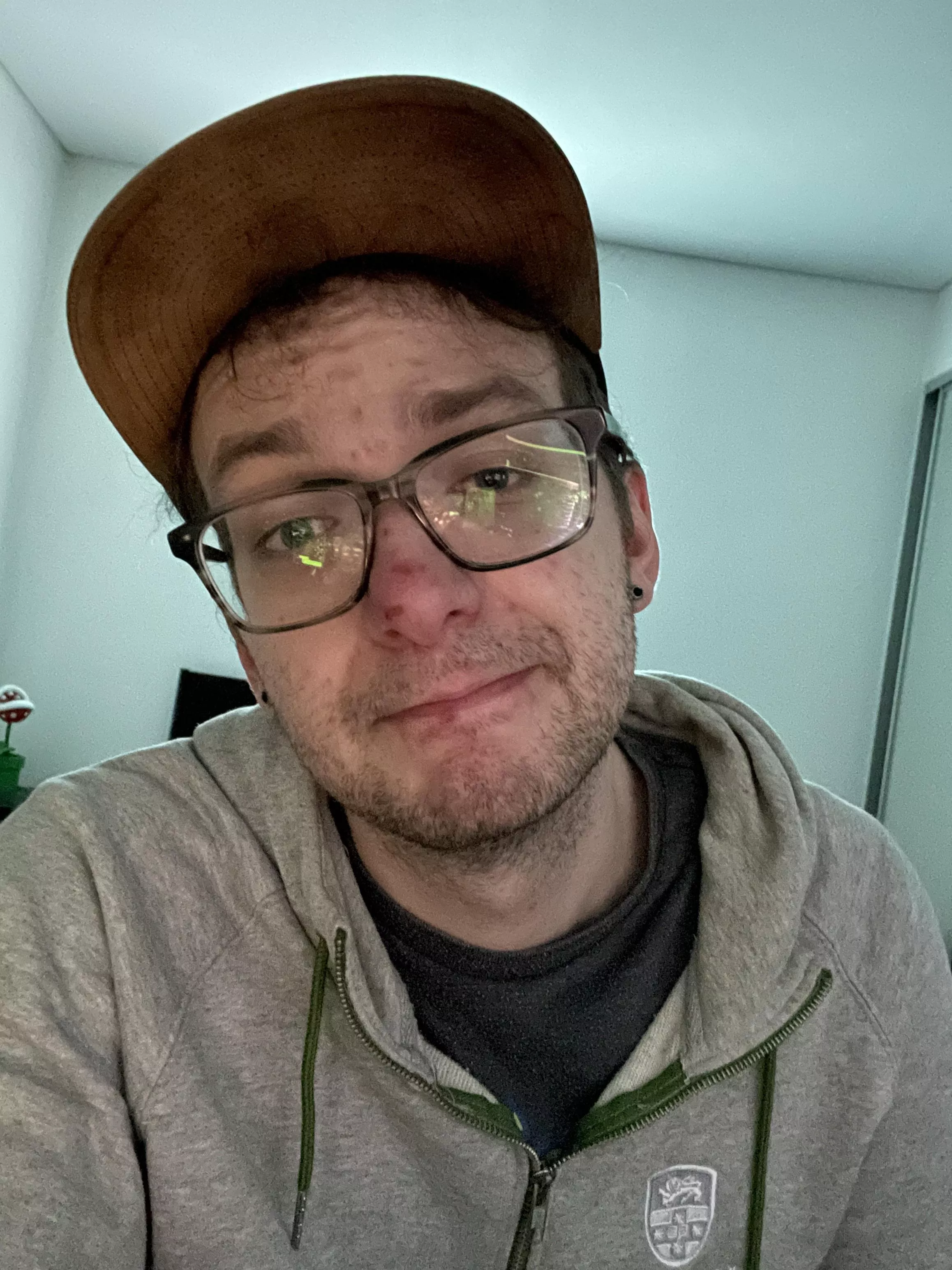 Had a rough few weeks…trying to keep my energy up and thought I looked kinda cute for one ☺️