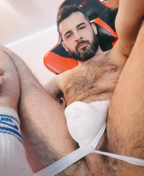 I love to wear a good tight jockstrap during my gaming sessions