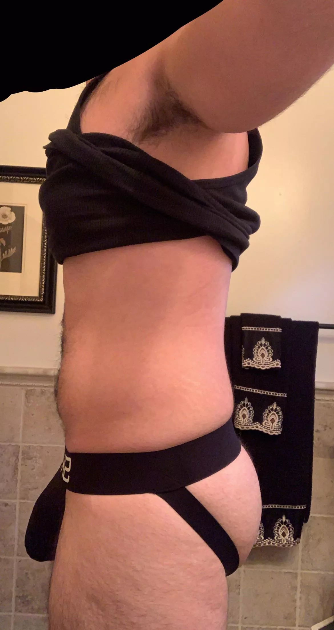 Jockstrap came today, dildo fuck machine will be here tomorrow