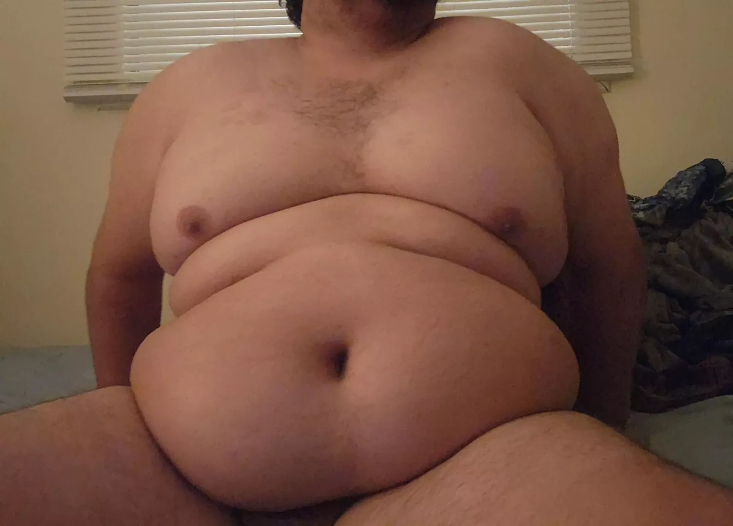 What would you do if I was sitting on your bed like this? 👉👈