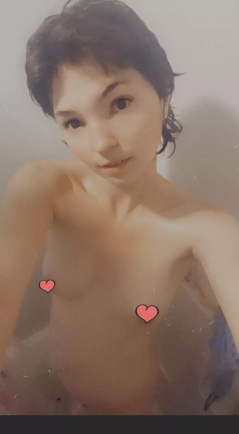 Getting nice and clean while being dirty over on my only fans ;).