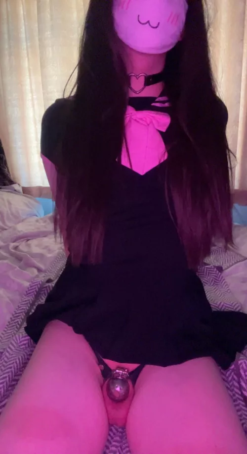 Gf said she got me a surprise, I just didn’t expect it to be a smaller cage 😭