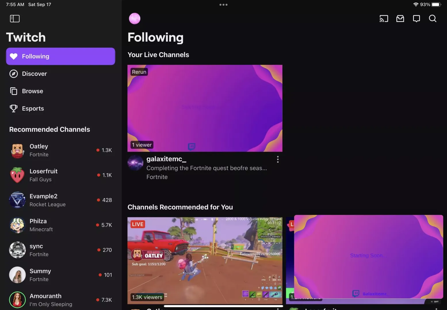 I am live but twitch says it is a rerun what can I do??